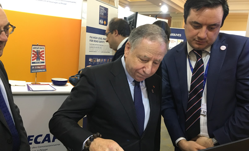 Neil Barrett with Jean Todt, President of the FIA